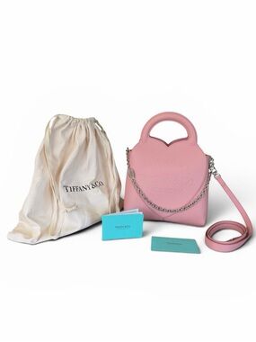 Tiffany & Co Return To Tiffany’s Blush Pink Mini Tote Crossbody Bag Viral NWT